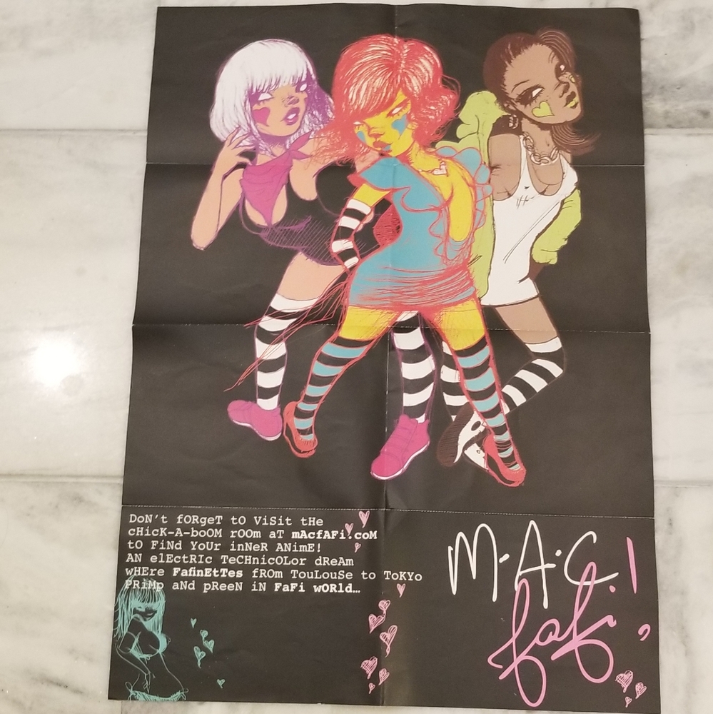 100% Authentic MAC Cosmetics Fafi girls poster